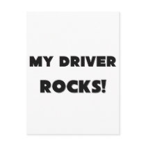 MY Driver ROCKS! postcards