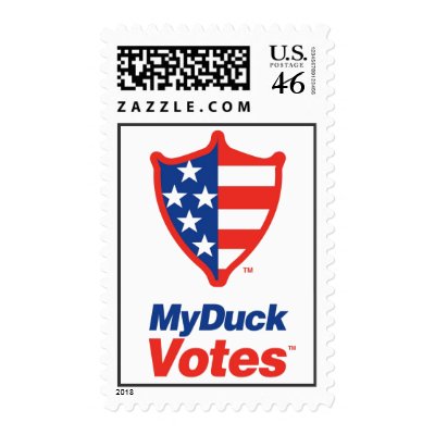 My Duck Votes USA Stamp by MyDogVotes