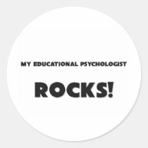 MY Educational Psychologist ROCKS! Sticker