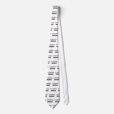 MY Embroiderer ROCKS! Neck Ties by professions