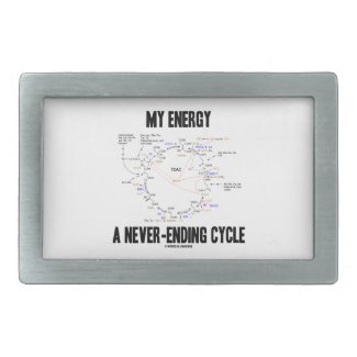 My Energy A Never-Ending Cycle (Krebs Cycle) Belt Buckles