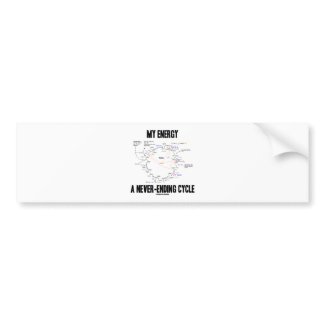 My Energy A Never-Ending Cycle (Krebs Cycle) bumpersticker