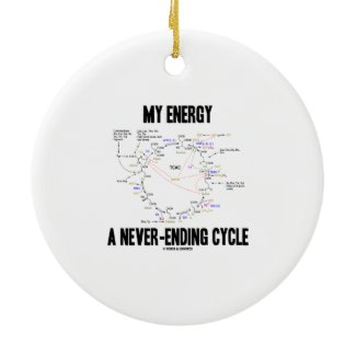 My Energy A Never-Ending Cycle (Krebs Cycle) Christmas Ornaments
