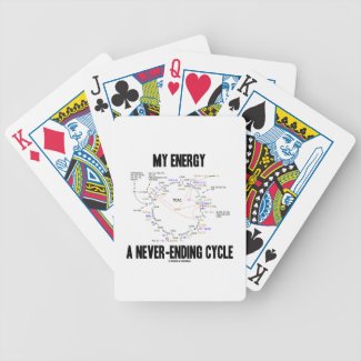 My Energy A Never-Ending Cycle (Krebs Cycle) Bicycle Poker Deck