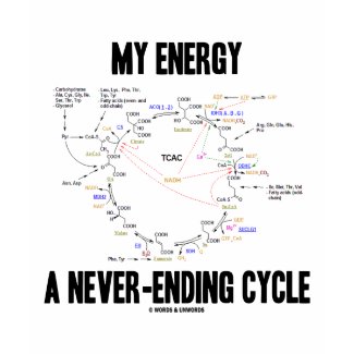 My Energy A Never-Ending Cycle (Krebs Cycle) shirt