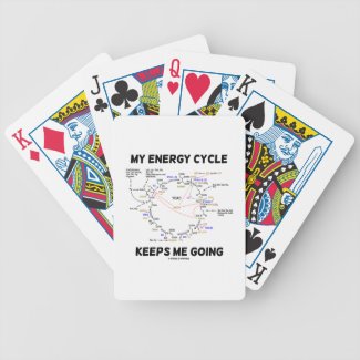My Energy Cycle Keeps Me Going (Krebs Cycle) Bicycle Playing Cards