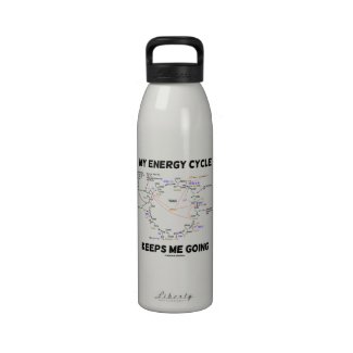 My Energy Cycle Keeps Me Going (Krebs Cycle) Water Bottle