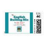 My English Bulldog Mix is All That! postage