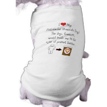 My Entlebucher Mountain Dog Loves Peanut Butter Pet Shirt