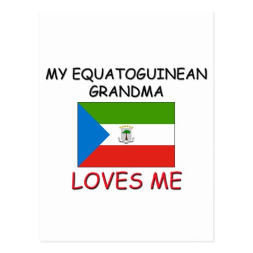 My Equatoguinean Grandma Loves Me Post Card