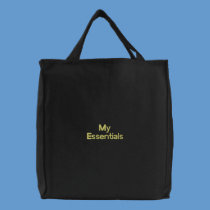 My Essentials - Tote Bag embroidered bags
