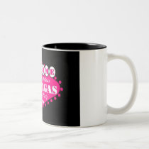 My Fabulous Las Vegas Birthday Party Mug Pink Logo