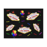 My Fabulous Las Vegas Birthday Party Postcard