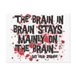 My Fair Zombie Postcard