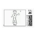 My Family - Baseball - Customized postage by paschmann My Family - Baseball - Customized postage