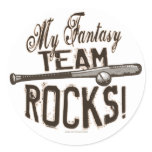 My Fantasy Team Rocks! Sticker