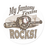My Fantasy Team Rocks! Sticker