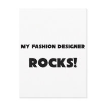 MY Fashion Designer ROCKS! postcards