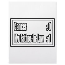 My Father-in-Law Beat Cancer (Scoreboard) Letterhead Design
