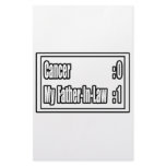My Father-in-Law Beat Cancer (Scoreboard) Stationery Design