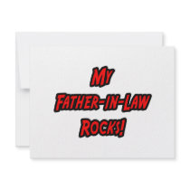 My Father-In-Law Rocks invitations