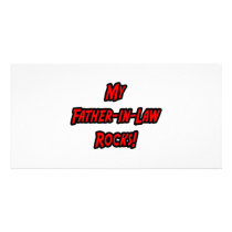 My Father-In-Law Rocks photo cards
