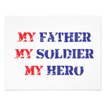 My father, my soldier, my hero announcement