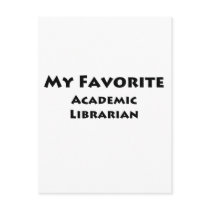 My Favorite Academic Librarian postcards
