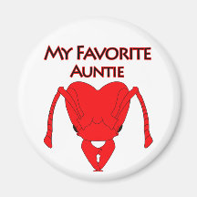 My Favorite Auntie Magnets