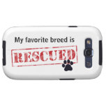 My Favorite Breed Is Rescued Samsung Galaxy SIII Cases