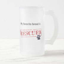 My Favorite Breed Is Rescued Coffee Mug
