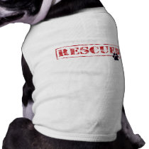 My Favorite Breed Is Rescued Doggie Tee Shirt