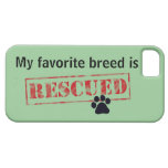 My Favorite Breed Is Rescued iPhone 5 Cover