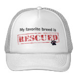 My Favorite Breed Is Rescued Trucker Hat