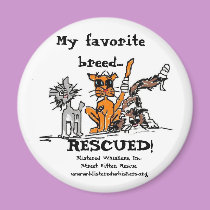 My Favorite Breed...RESCUED! magnets