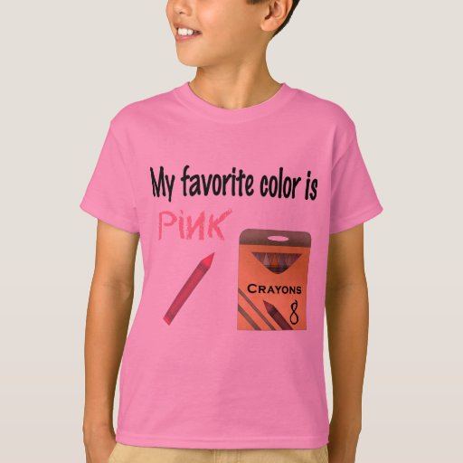 My Favorite Color is Pink TShirt Zazzle