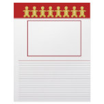 My Favorite Cookies recipe pages with photo space Personalized Letterhead