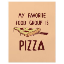 My Favorite Food Group is Pizza Full Color Flyer