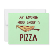 My Favorite Food Group is Pizza invitations by TotallyRandom My Favorite Food Group is Pizza invitations
