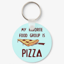 My Favorite Food Group is Pizza keychains by TotallyRandom My Favorite Food Group is Pizza keychains