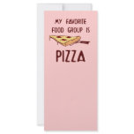 My Favorite Food Group is Pizza rack cards