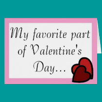 My favorite part of Valentine's Day... cards
