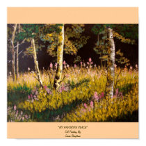 "MY FAVORITE PLACE"Oil Painting BySus... posters