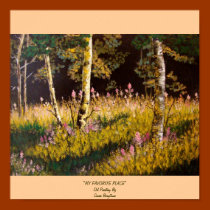 "MY FAVORITE PLACE"Oil Painting BySus... posters