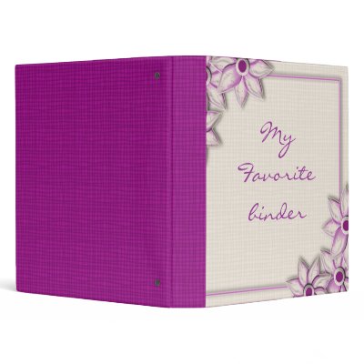 My Favorite Purple Binder binder
