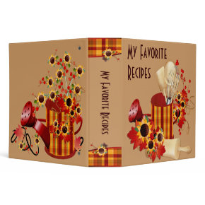 My Favorite Recipes Binder binder
