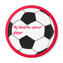 My favorite soccer player Magent magnets by MarciaCox My favorite soccer player Magent magnets