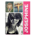 My favorite things hot pink photo collage journal notebook My favorite things hot pink photo collage journal notebook