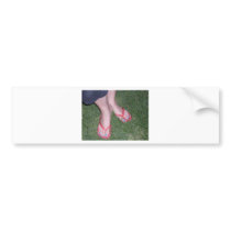 MY FEET IN THE GRASS BUMPER STICKERS