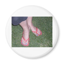 MY FEET IN THE GRASS MAGNETS